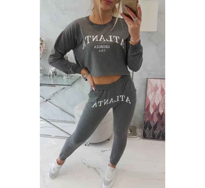 Atlanta tlačená sada grafit