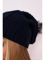 Fleecová čiapka Sandra K210 navy blue Fleecová čiapka Sandra K210 navy blue