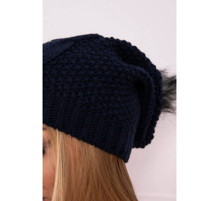 Fleecová čiapka Sandra K210 navy blue Fleecová čiapka Sandra K210 navy blue