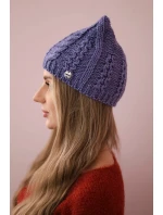 fleecová čepice světle fialová model 18750953 - K-Fashion fleecová čepice světle fialová model 18750953 - K-Fashion