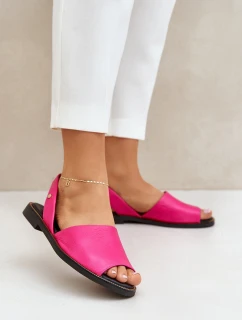 Kožené Pantofle Fuchsie model 21683984 - Zazoo