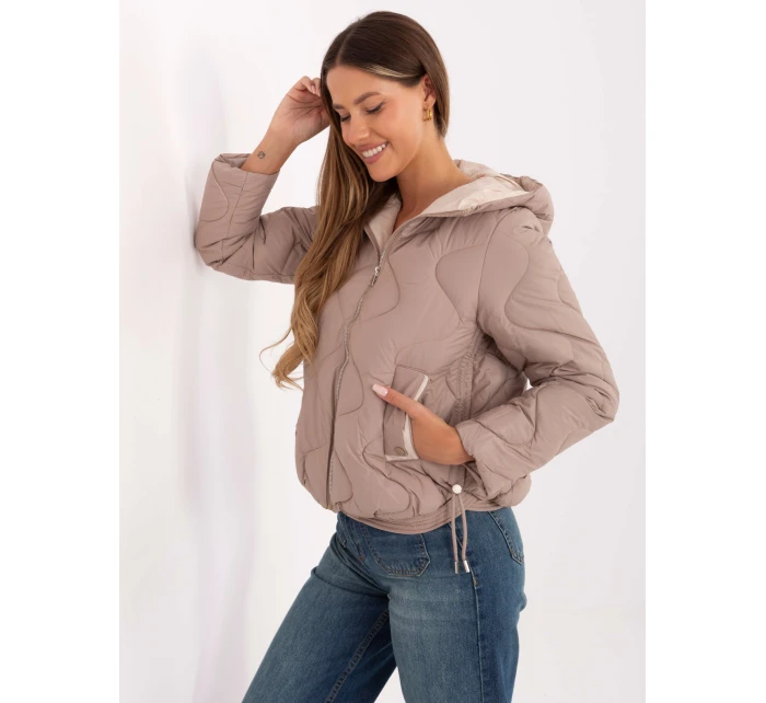 Kurtka MBM KR model 21314429 ciemny bezowy - FPrice