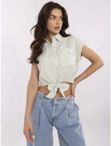 Košeľa NM BZ KA 01147.62P pistáciová