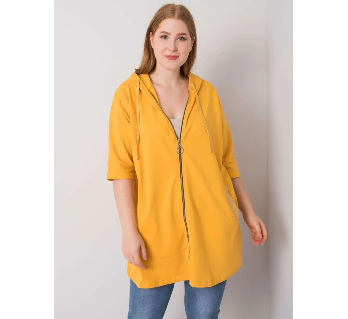 Mikina RV BL 6863.59P tmavo žltá