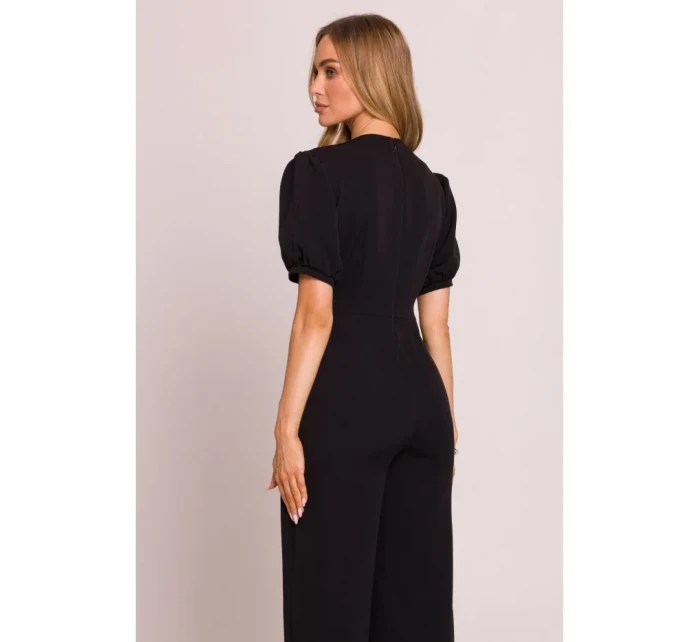 model 20970746 Kombinéza s puff rukávy černá - Moe
