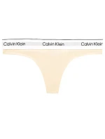 Dámske tangá Modern Cotton Nat QF7050E-ACK - Calvin Klein