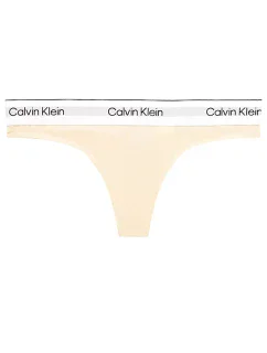 Dámske tangá Modern Cotton Nat QF7050E-ACK - Calvin Klein