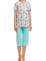 Dámske pyžamo 12055 zelená - Vamp