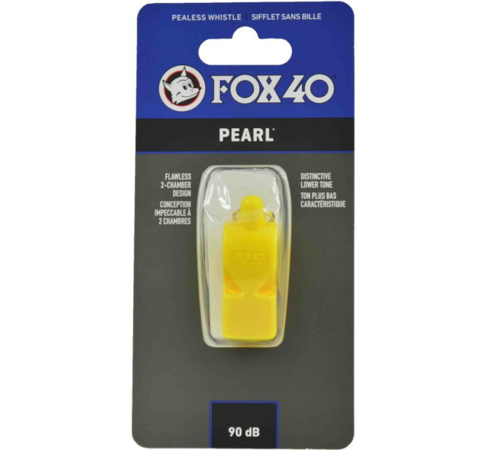 Píšťalka SPORT Pearl 9702-0208 žltá - FOX 40