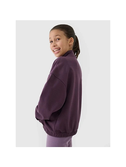 Dívčí mikina bez kapuce model 22127961 - 4F