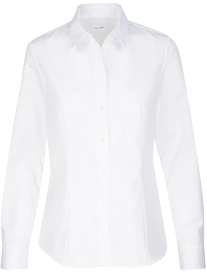 Seidensticker Blouse Regular LSL Popelínová blúzka s dlhými rukávmi 78.0604 biela Seidensticker Blouse Regular LSL Popelínová blúzka s dlhými rukávmi 78.0604 biela