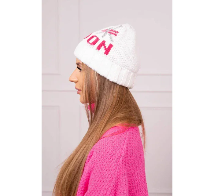 Dámska čiapka London K385 biela Dámska čiapka London K385 biela