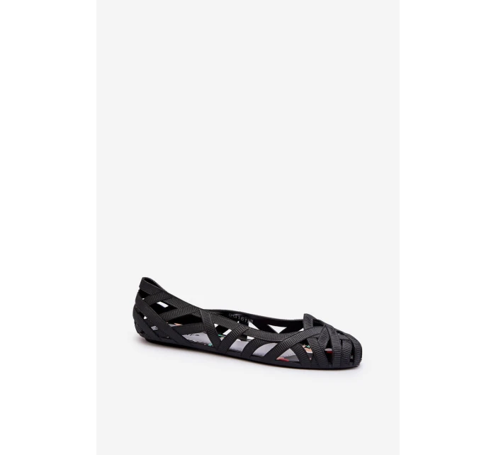 Dámské gumové baleríny černé model 21652104 - Boto