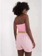 DHJ šortky SN 2598.28X svetlo ružová