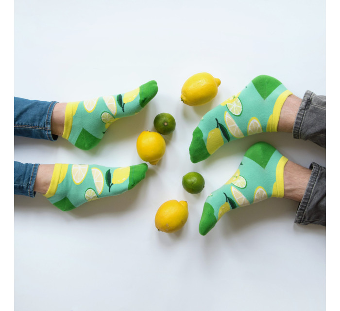 Banánové ponožky Ponožky krátke Lemons