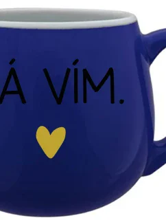 VIEM - modrý keramický hrnček 300 ml