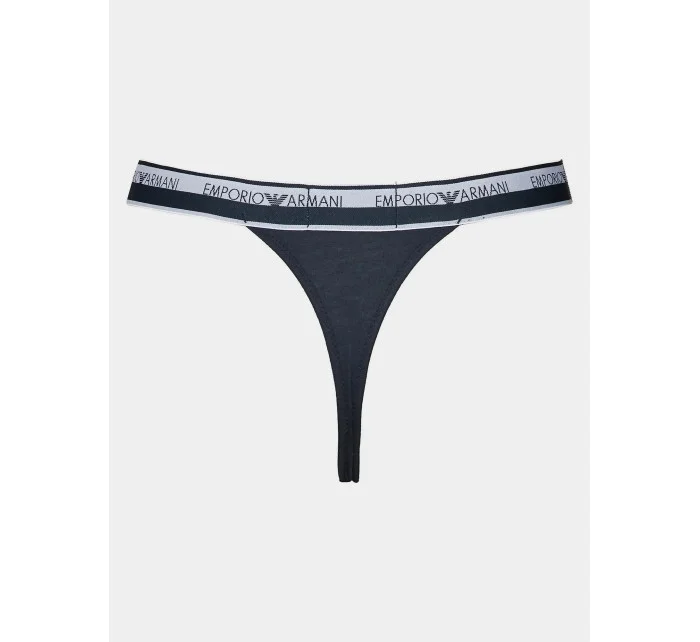 Dámske tangá 2Pack 164522 4R227 00135 tmavé. modrá - Emporio Armani