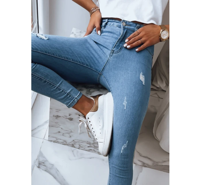 Dámske nohavice THAT ONE modré FashionStreet UY1396