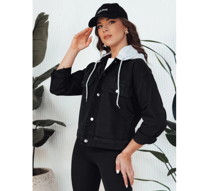 ASFA dámska džínsová bunda čierna FashionStreet TY4316