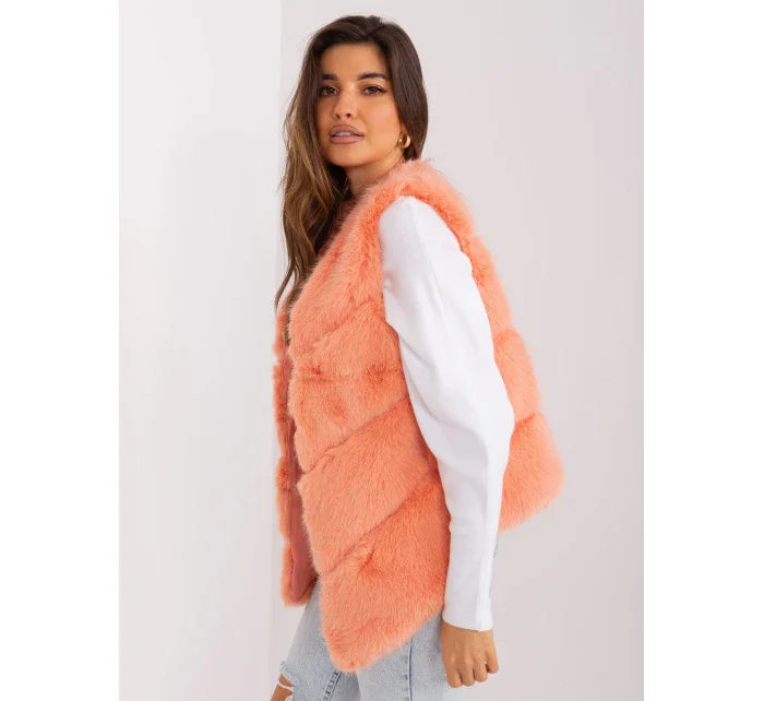 Kamizelka AT KZ model 19005969 brzoskwiniowy - FPrice Kamizelka AT KZ model 19005969 brzoskwiniowy - FPrice