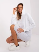 Mikina D10014L02346AEN biela