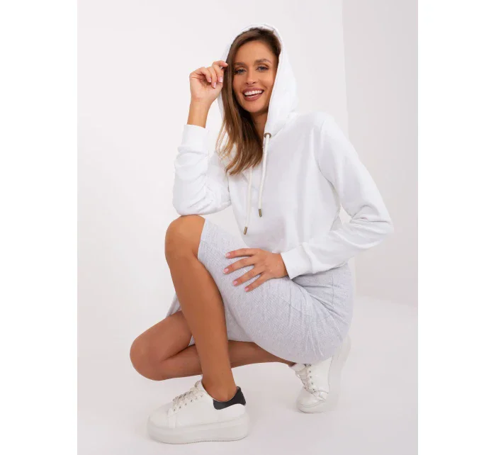 Mikina D10014L02346AEN biela