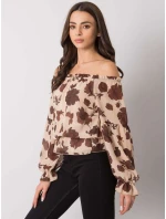 Blúzka DHJ BZ 15168.15P béžová Blúzka DHJ BZ 15168.15P béžová