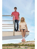 SOL'S Pacific Unisex piqué polo z hrubej bavlny 25.4439 bledo ružová SOL'S Pacific Unisex piqué polo z hrubej bavlny 25.4439 bledo ružová