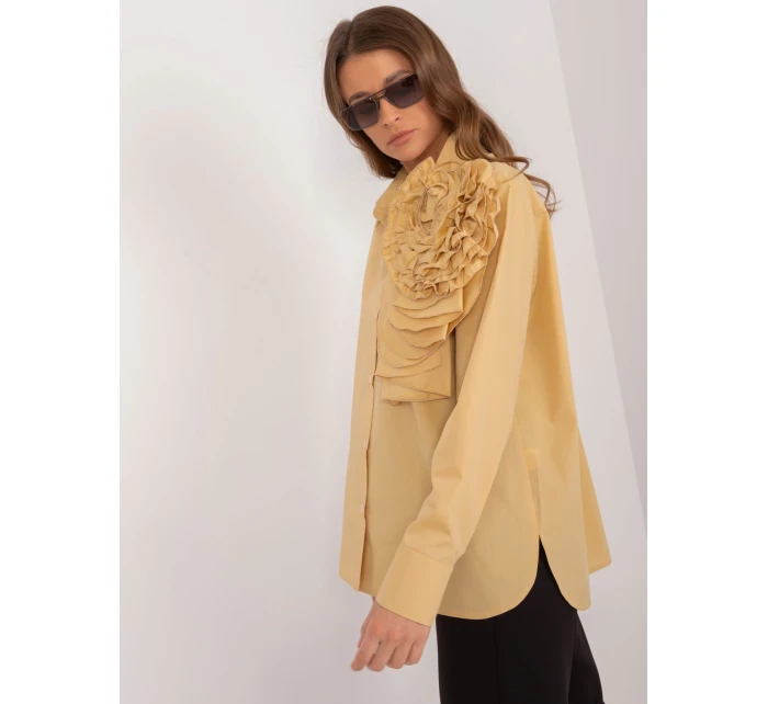 Koszula LK KS model 20095144 ciemny żółty - FPrice