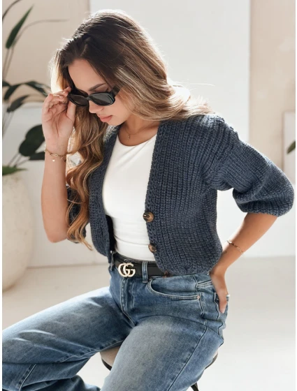 Dámsky sveter NUTI modrý FashionStreet MY1675