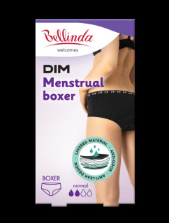 Bavlněné menstruační kalhotky BOXER   černá model 17448268 - Bellinda