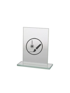 Gravírovaná sklenená trofej + výplň farbou