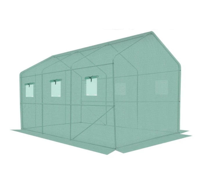 Krycia plachta pre záhradný tunel 200x350x200 cm ZELENÁ