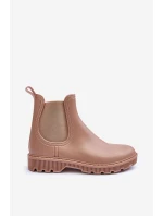 Dámské gumáky Bežové model 21628806 - Boto Dámské gumáky Bežové model 21628806 - Boto