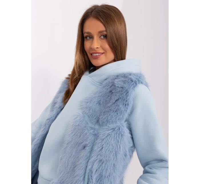 Kamizelka AT KZ model 18987461 jasny niebieski - FPrice Kamizelka AT KZ model 18987461 jasny niebieski - FPrice