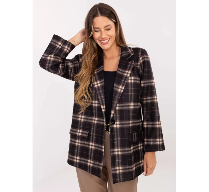 IT MA bunda 21739.16P čierna a béžová IT MA bunda 21739.16P čierna a béžová