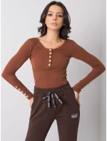 Blúzka RV BZ 6065.80P tmavohnedá