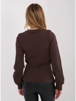 Bluzka RV BZ model 21801864 ciemny brązowy - FPrice Bluzka RV BZ model 21801864 ciemny brązowy - FPrice
