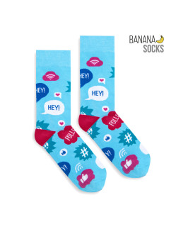Banana Socks Ponožky Classic Sociálne médiá