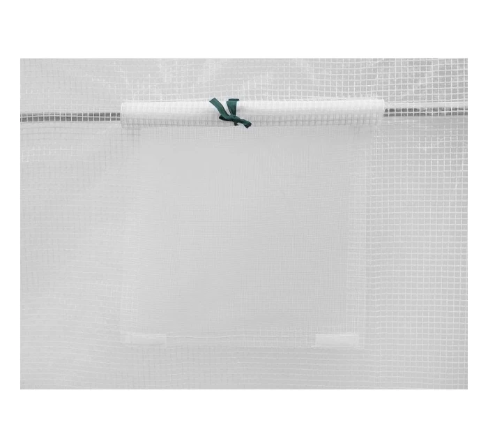 SKLENÍK ZÁHRADNÝ TUNEL 200X300X200CM PE KONŠTRUKCIA BIELA OCEĽ