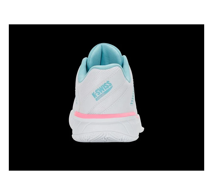 Tenisky K-swiss EXPRSLIGHT3 HB PADEL WHITE/SOFT NEON BLUE/BUBLE GUM-M (98900-146-M)