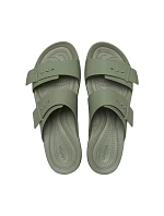 Dámske žabky Crocs Brooklyn Buckle Low green 211215 3BX