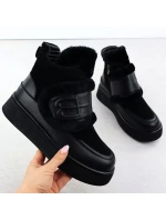 W model 21398666 zateplená obuv černá - Potocki
