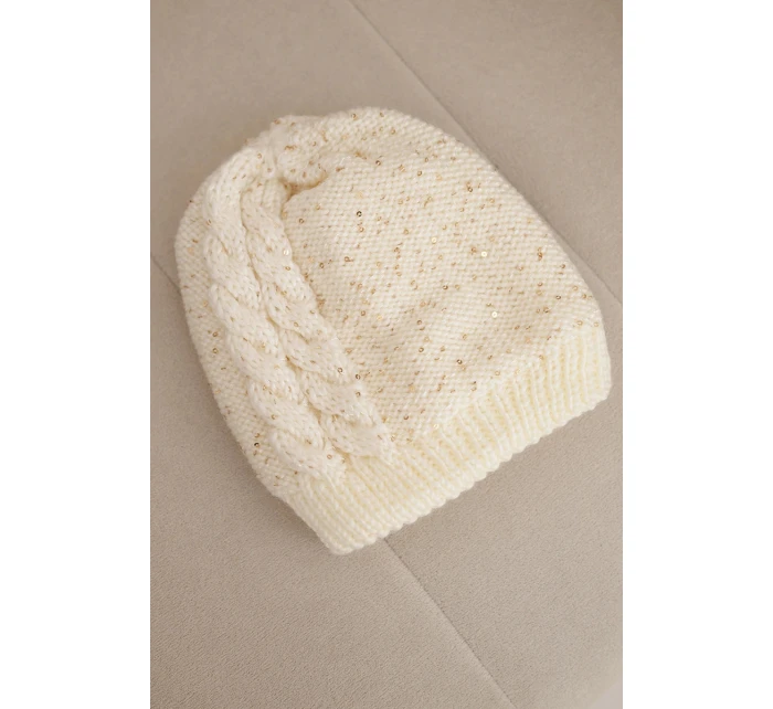 Dámska čiapka Amira K359 ecru Dámska čiapka Amira K359 ecru