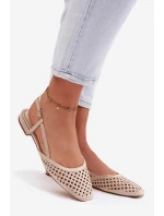 baleríny béžové Eko semiš model 21937754 - Boto