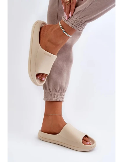 Ľahké dámske papuče Big Star Beige