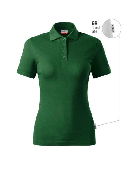 Resist Heavy Polo polokošile dámská lahvově zelená 06 (brand label) Resist Heavy Polo polokošile dámská lahvově zelená 06 (brand label)