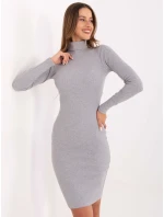 Dámske šaty RV SK R5133.07P sivé - FPrice