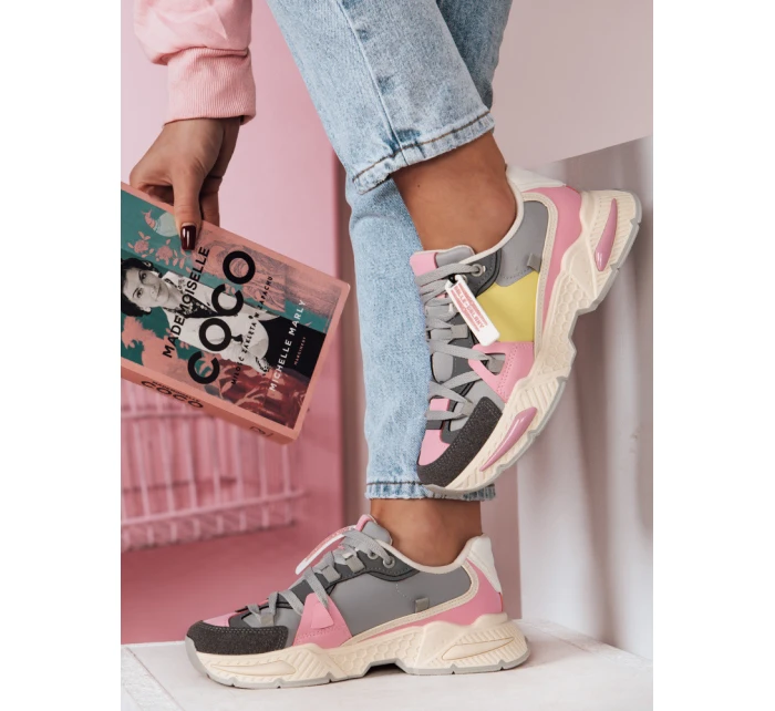 Dámské sportovní tenisky grey Dstreet model 21983965 - FashionStreet