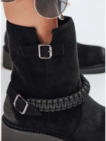 Dámské semišové kozačky černé Dstreet model 21992027 - FashionStreet Dámské semišové kozačky černé Dstreet model 21992027 - FashionStreet